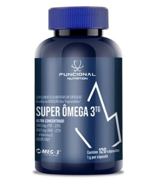 Super mega 3 TG 120 C psulas Funcional Nutrition Fit Zero